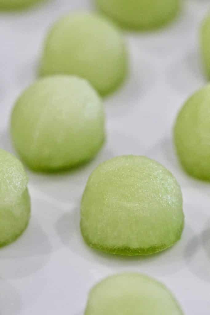 Honeydew Ice Cubes 