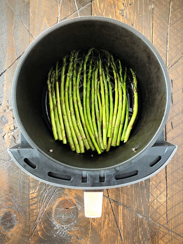 asparagus in air fryer before cooking