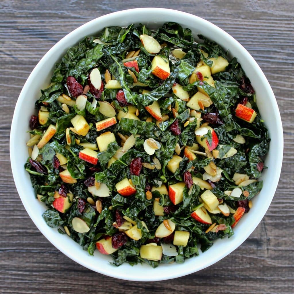 Tuscan Kale and Apple Salad | @foodiephysician Tuscan Kale and Apple Salad | @foodiephysician