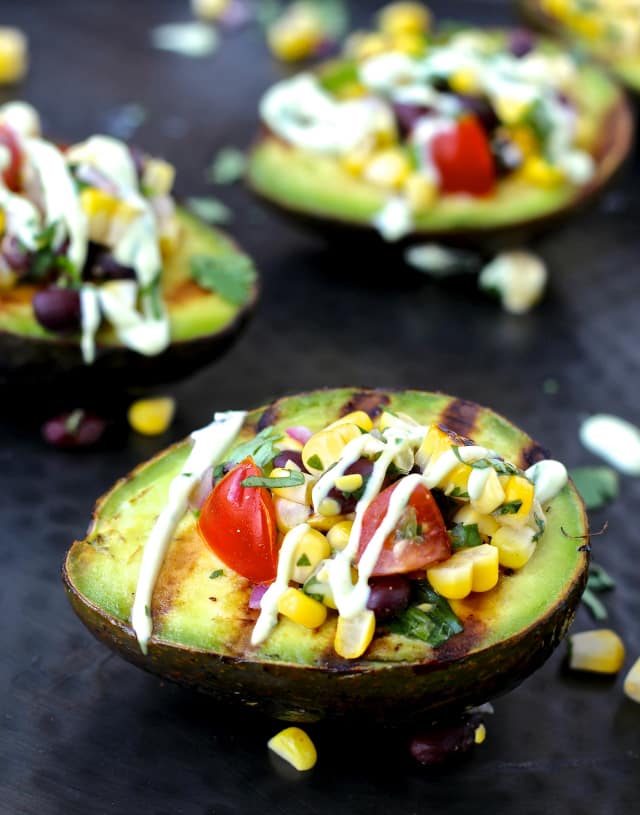 Grilled Stuffed Avocados | The Foodie Physician #grilledavocados #thefoodiephysician #thereciperedux #watermelonmojito