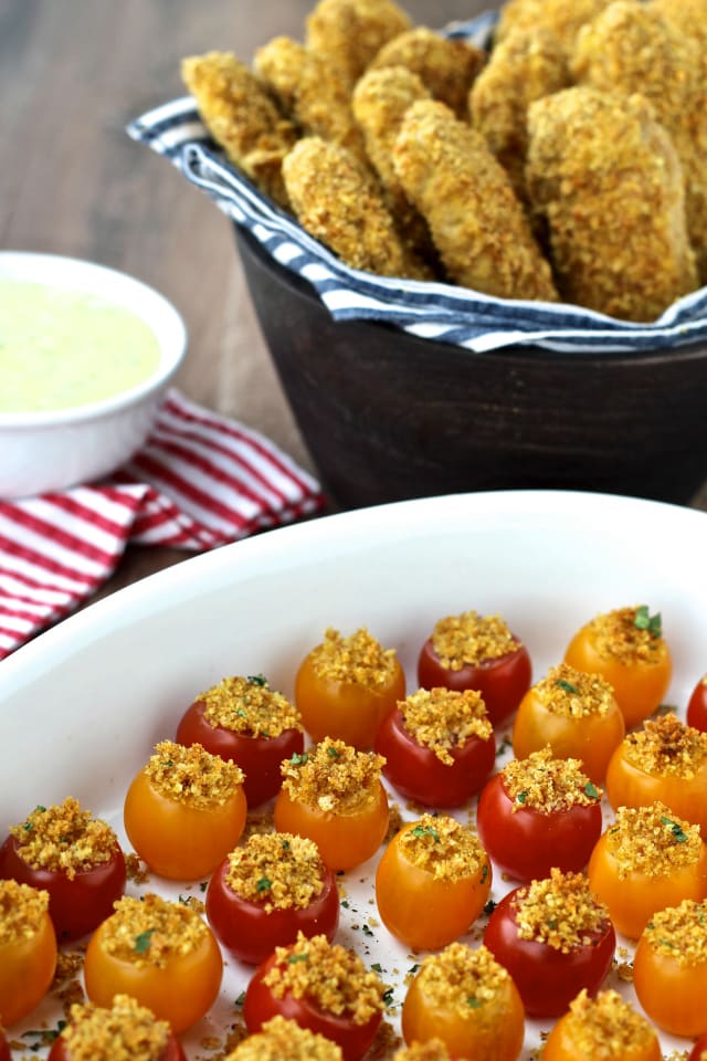 #thefoodiephysician #curriedchickentenders #tomatopoppers #DareToEntertain