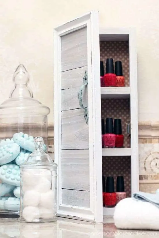 Image for DIY Mini Storage Cabinet with Reclaimed Wood