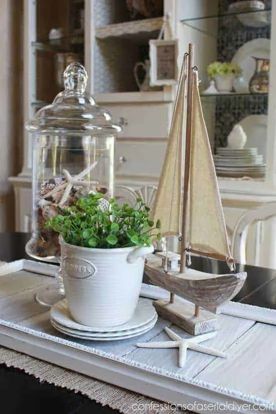 Image for White-Washed Reclaimed Wood Tray