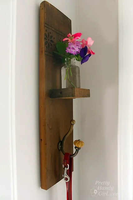Image for DIY Reclaimed Wood Sconce with Hook
