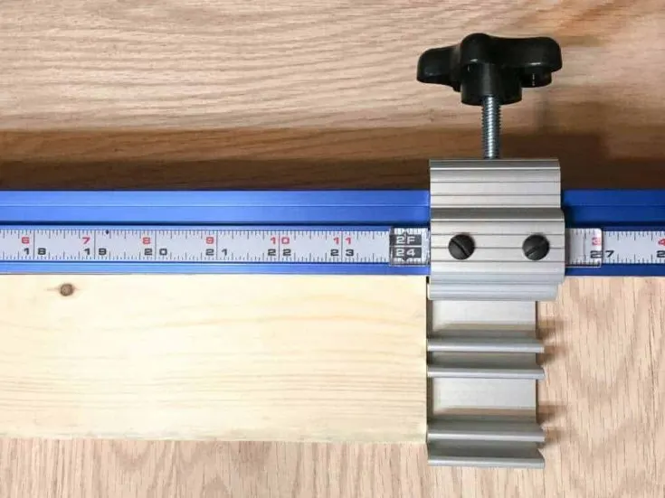 The Kreg Trak and Stop kit improves your miter saw cuts and speeds up production time!