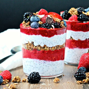 Berry Chia Pudding Parfaits