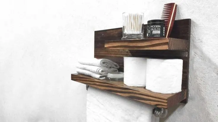 Image for Modern Towel Rack and Organizer