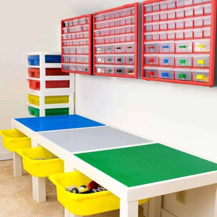 Image for Easy DIY Lego Table with Storage