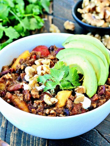 Pumpkin Walnut Chili