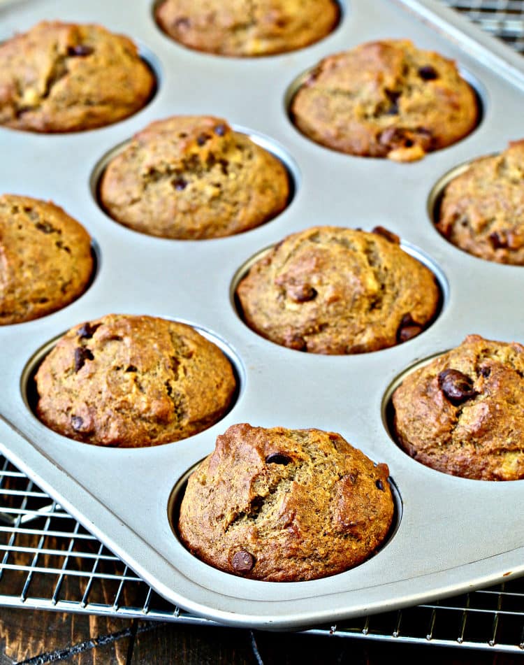 Banana Chocolate Chip Muffins