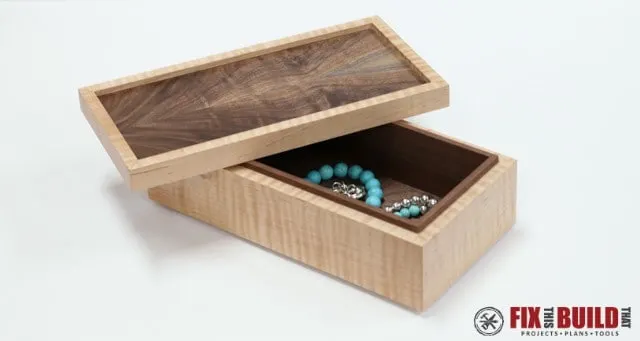 wooden jewelry box