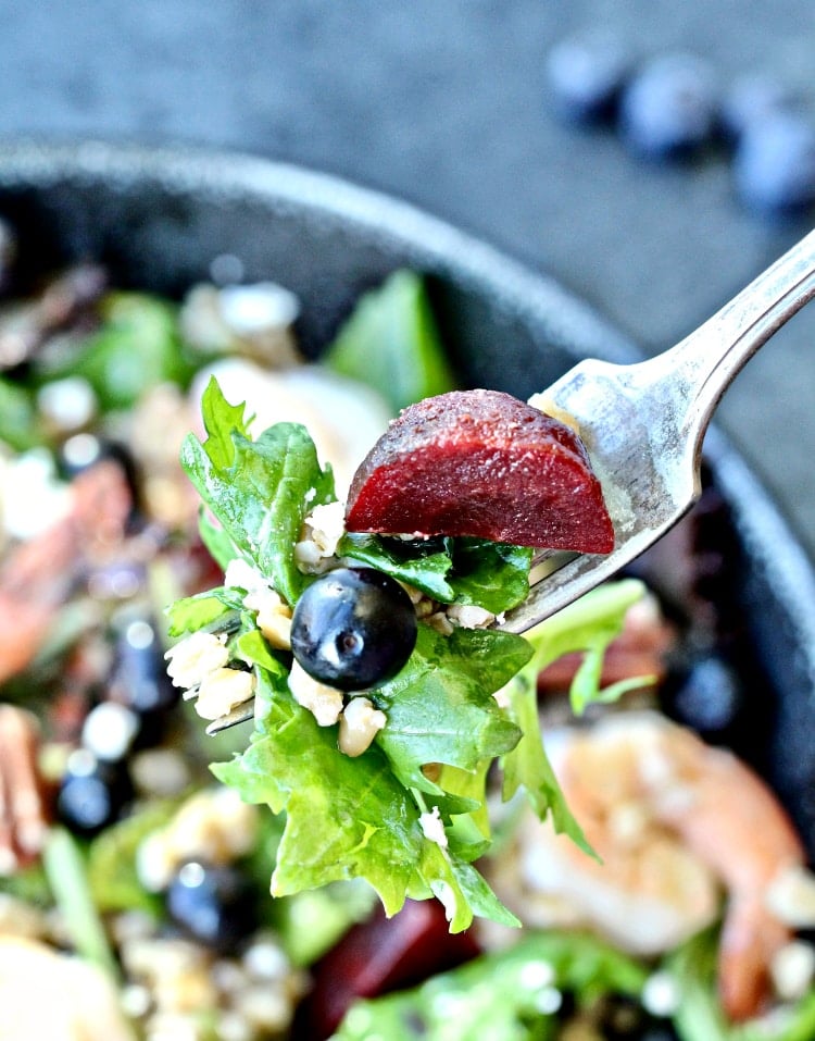 Blueberry Farro Salad
