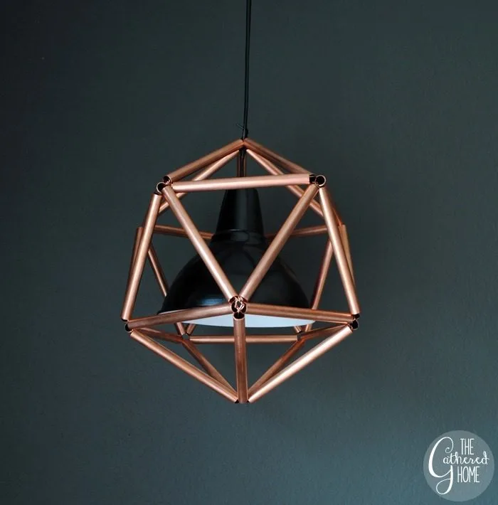 Image for DIY Copper Pipe Light Fixture