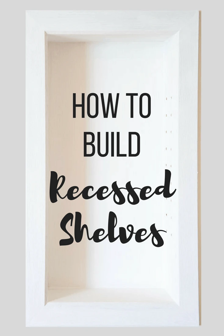 How to Build Recessed Bathroom Shelves