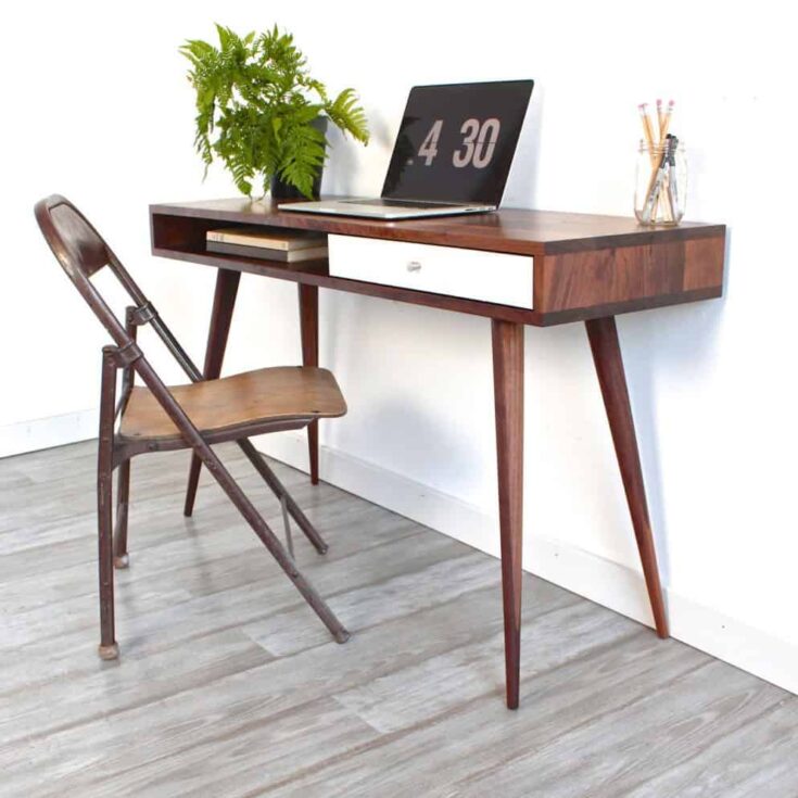 DIY desk plans - Midcentury Modern Desk