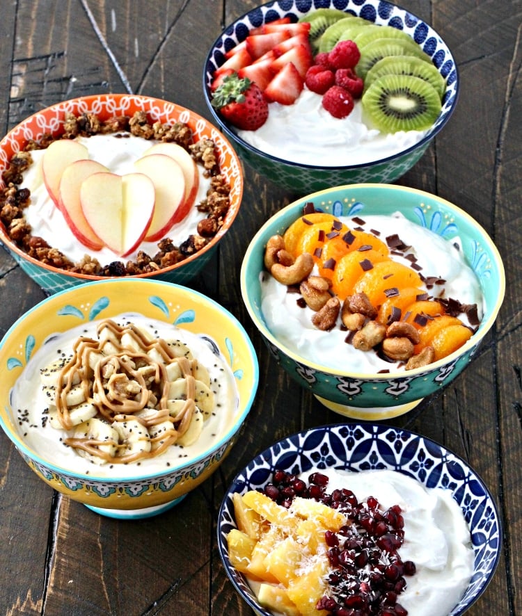 Healthy Greek Yogurt Bowls