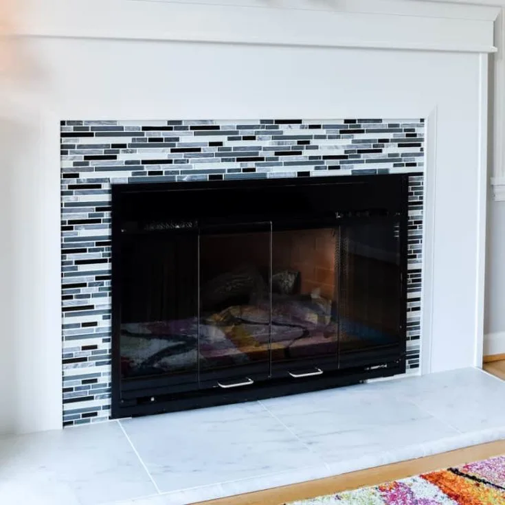 fireplace remodel reveal