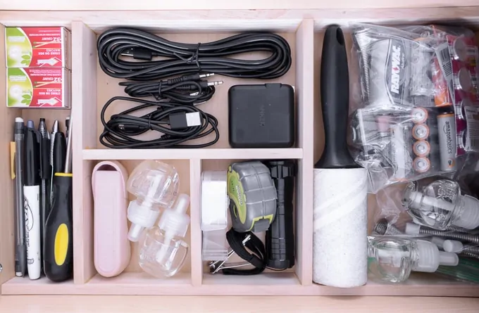 Image for DIY Junk Drawer Organizer
