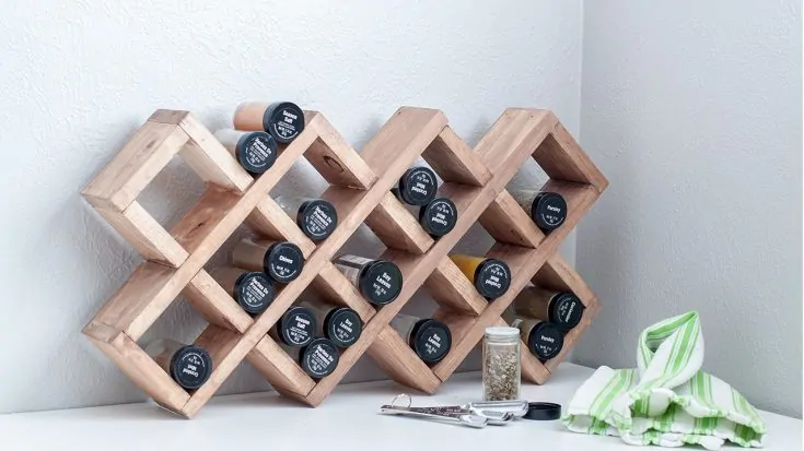 Image for Easy Wooden Spice Rack