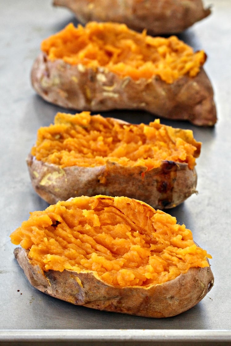 Barbecue Chicken Stuffed Sweet Potatoes