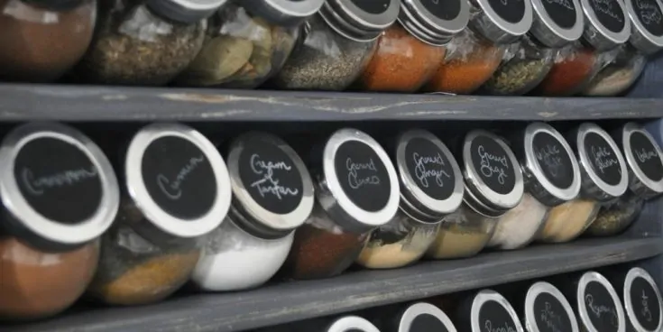 Image for Spice Cabinet with IKEA Spice Jars