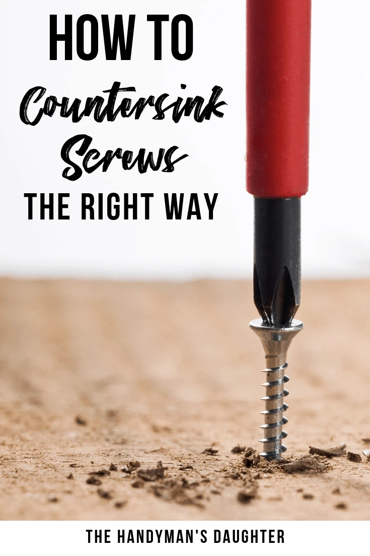 How to Countersink Screws the right way