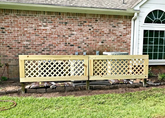 DIY air conditioner screen