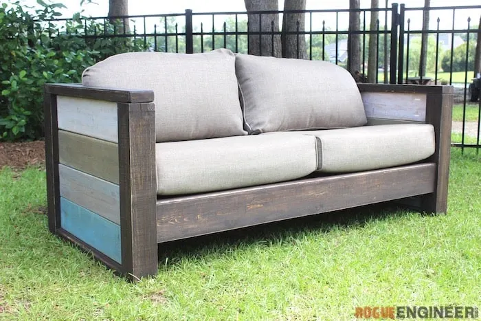 Image for Wood Plank Loveseat