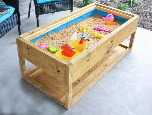 Image for DIY Outdoor Coffee Table with Sandbox