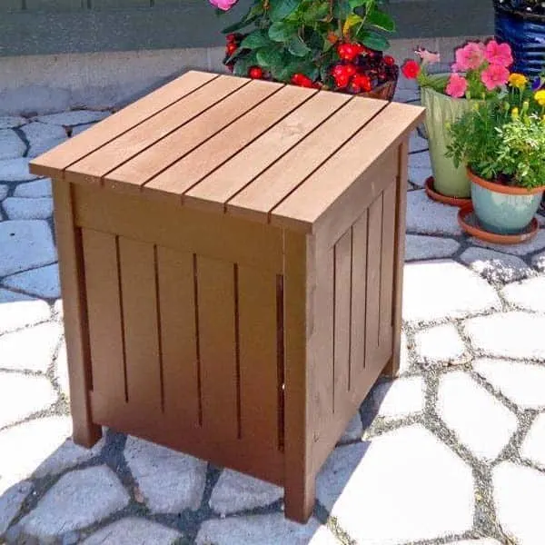 Image for DIY Outdoor Side Table with Cooler