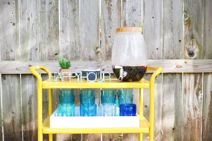 Image for DIY Backyard Bar Cart
