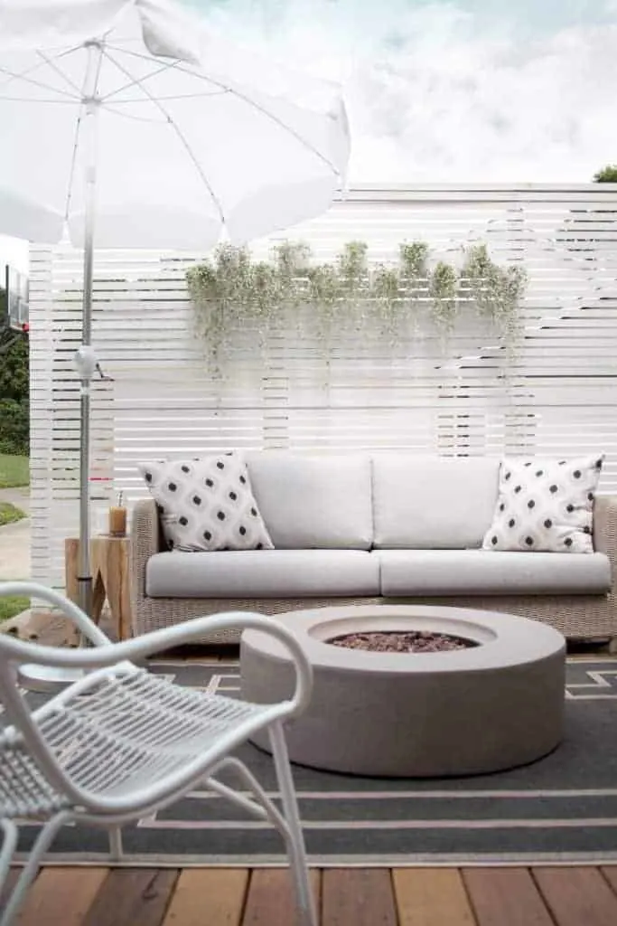 Image for Slat Wood Privacy Fence