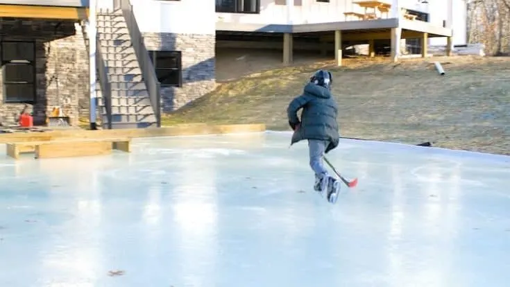 DIY ice rink