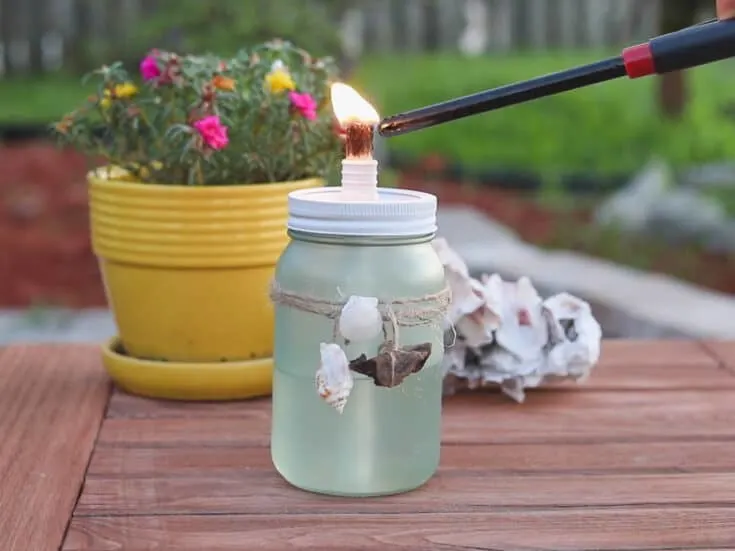 DIY tiki torch