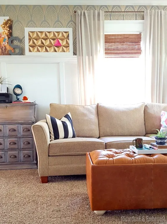 Image for Diamond Tufted Ottoman