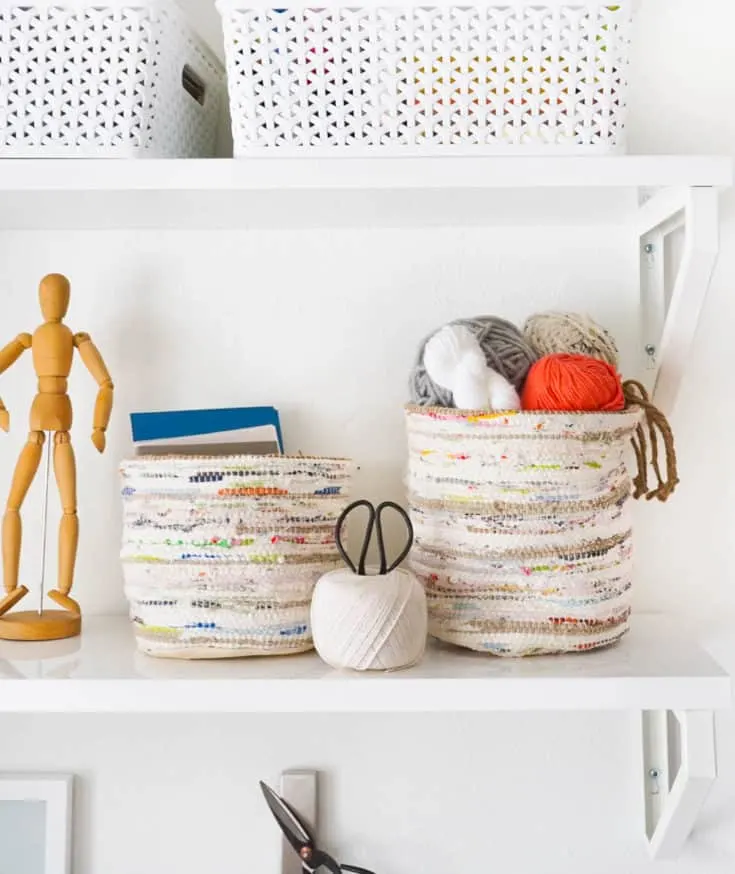 Image for DIY Rag Rug Storage Baskets