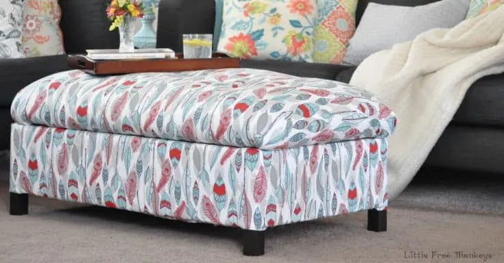 Image for DIY Upholstered Storage Ottoman