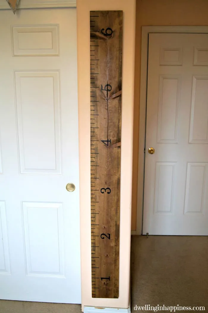 Image for DIY Ruler Growth Chart
