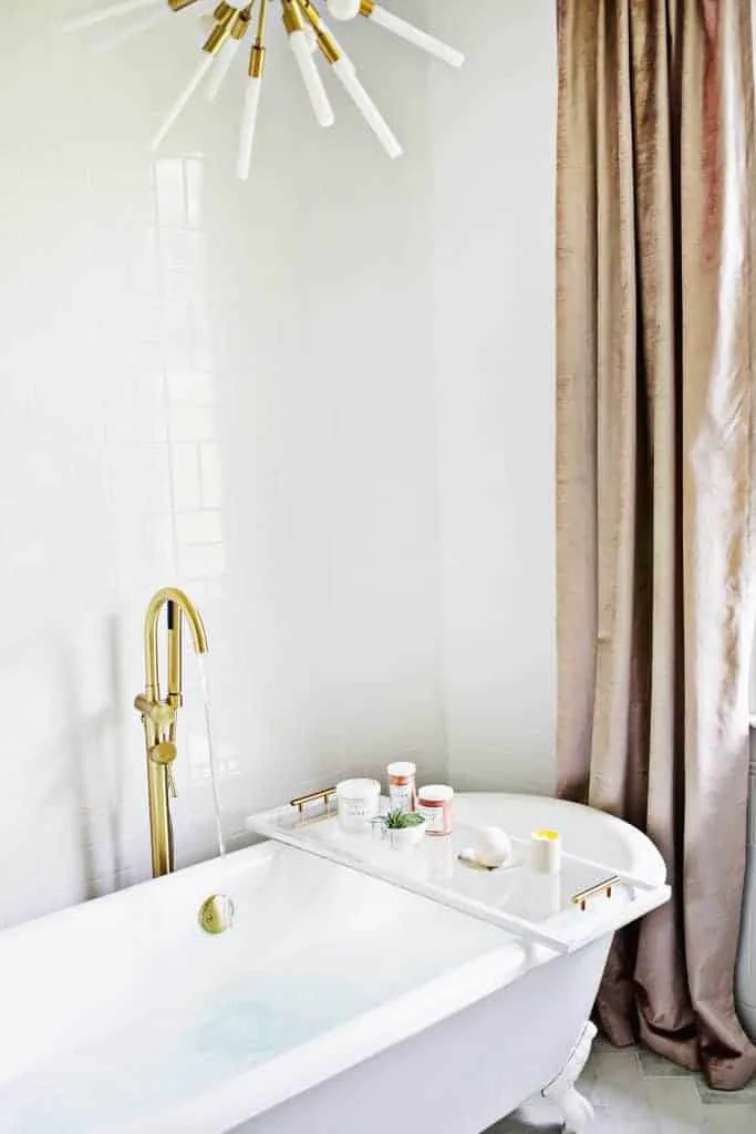 Image for DIY Lucite Bathtub Caddy
