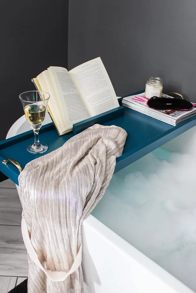 Image for DIY Bathtub Tray with Book Holder