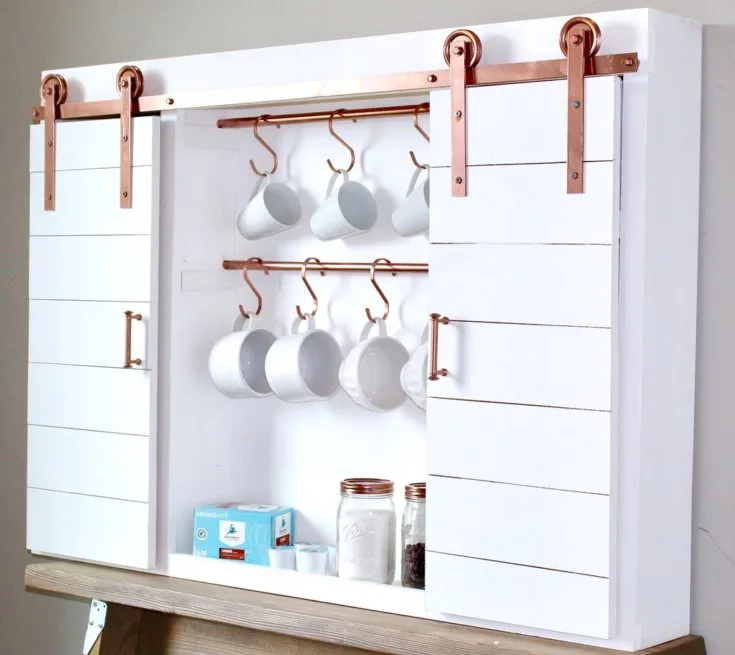 sliding barn door cabinet