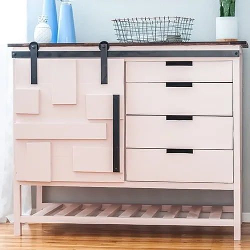 Image for DIY Sliding Barn Door Cabinet