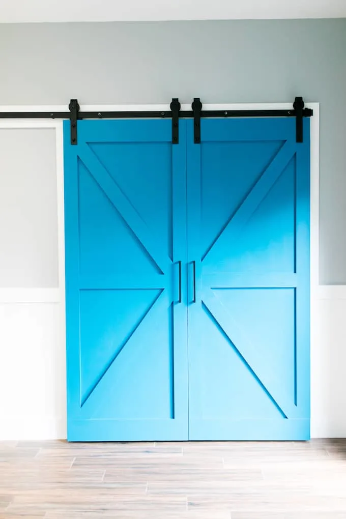 Image for Large Double Barn Doors for Pantry
