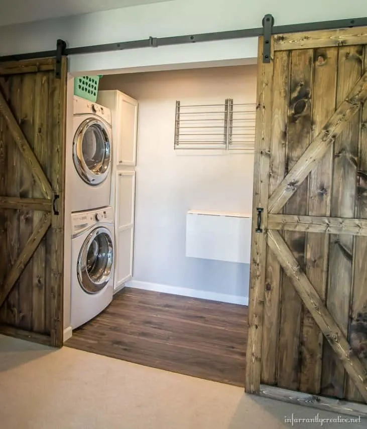 laundry room barn doors