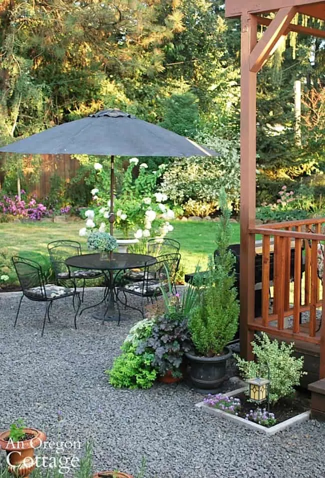 Image for Define Backyard Living Spaces with Gravel