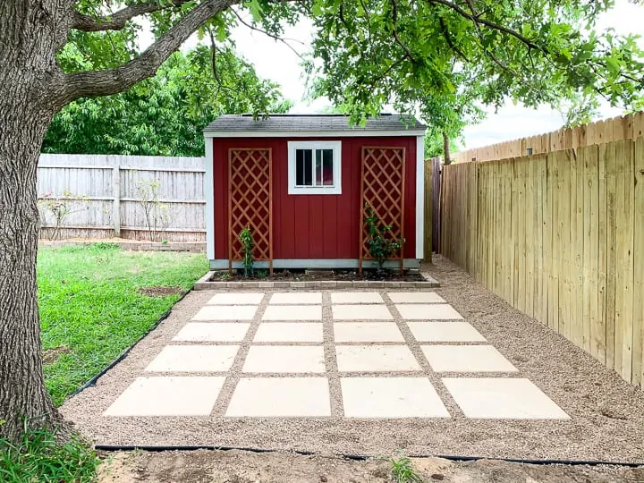 Image for DIY Paver + Pea Gravel Patio