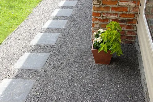 Image for Pea Gravel Sidewalk