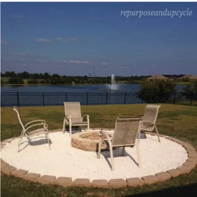 Image for Circular Pea Gravel Patio