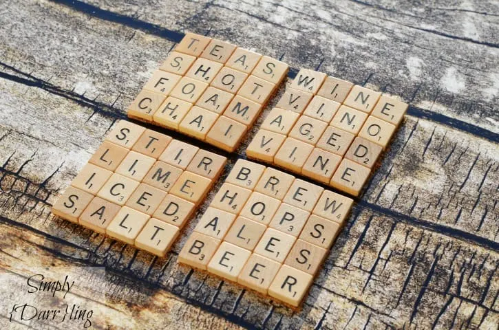 Image for DIY Scrabble Tile Coasters