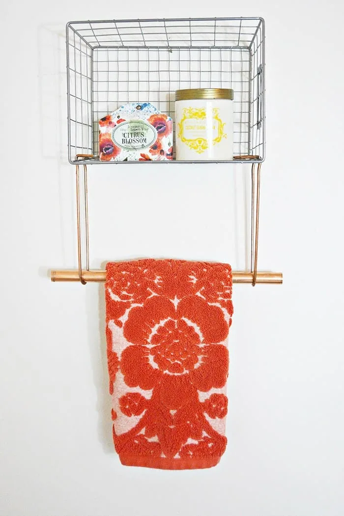 Image for Wire Basket Towel Rack